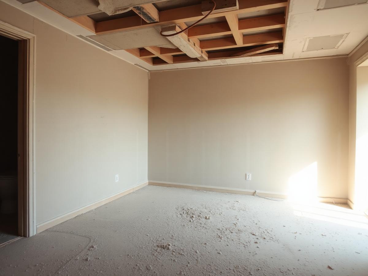Before Foundation Cleaning post-construction service